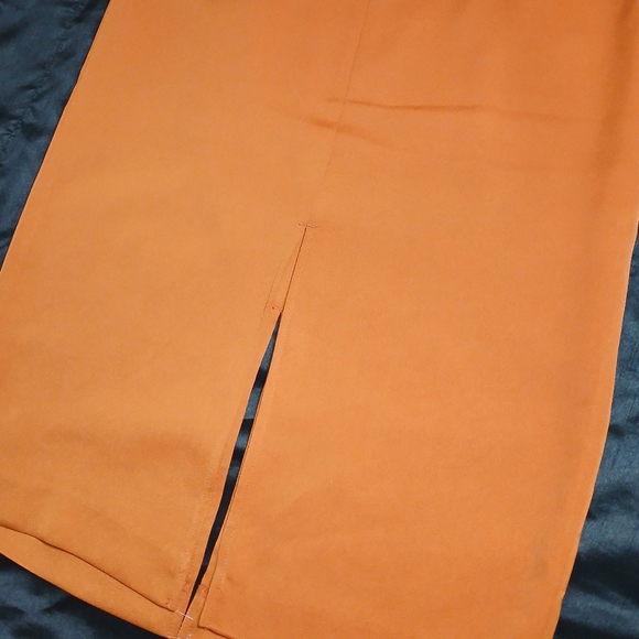 Classy rustic orange skirt, Size 4, brand new! - Picture 4 of 5